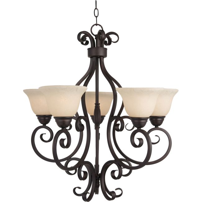 Manor Up Chandelier by Maxim Lighting