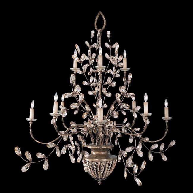 A Midsummer Nights Dream Moonlit Dusted Tendrils Chandelier by Fine Art Handcrafted Lighting