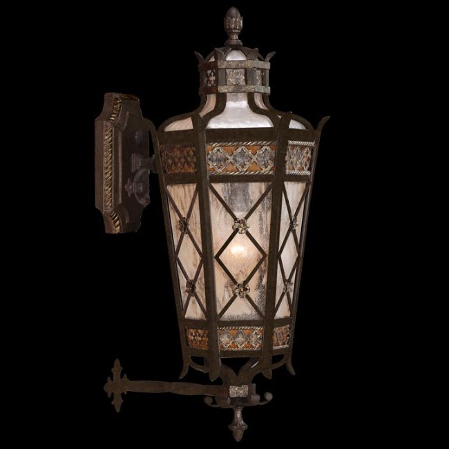 Chateau Outdoor Top Mount Wall Light by Fine Art Handcrafted Lighting