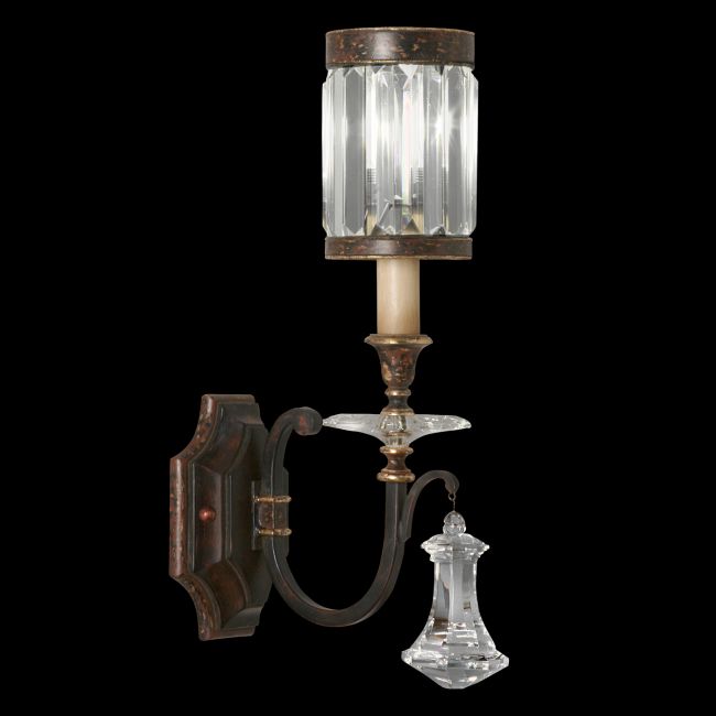 Eaton Place Hanging Crystal Wall Light by Fine Art Handcrafted Lighting