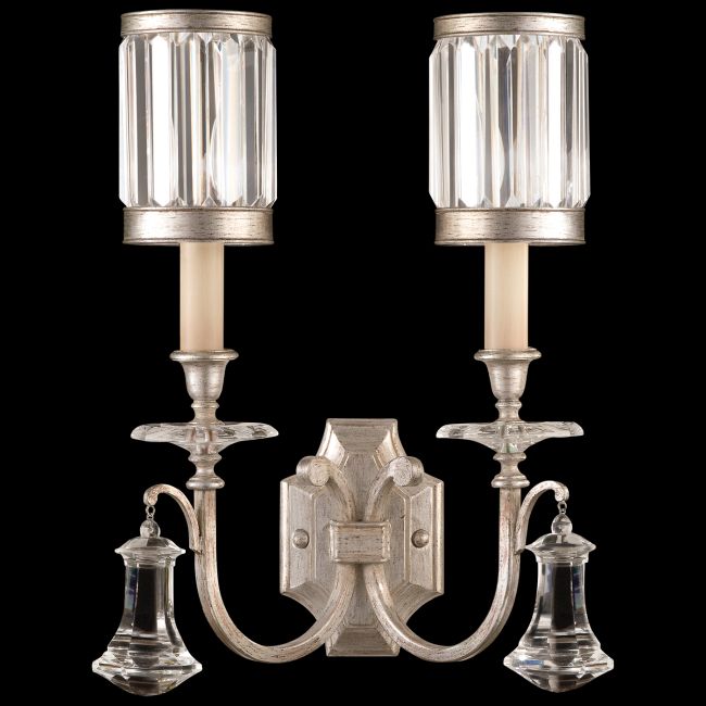Eaton Place Hanging Crystal Wall Light by Fine Art Handcrafted Lighting