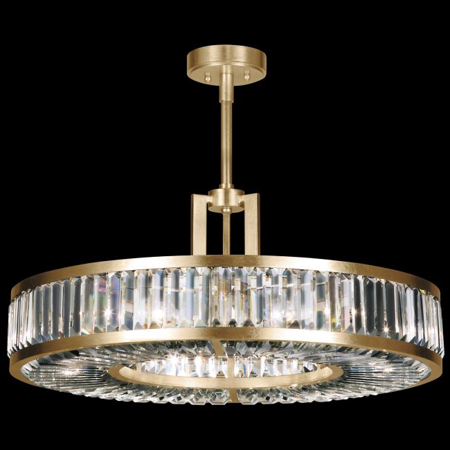 Crystal Enchantment Round Pendant by Fine Art Handcrafted Lighting