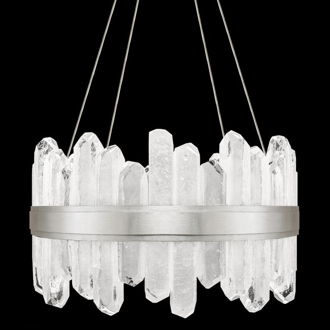 Lior Short Symmetrical Crystals Pendant by Fine Art Handcrafted Lighting