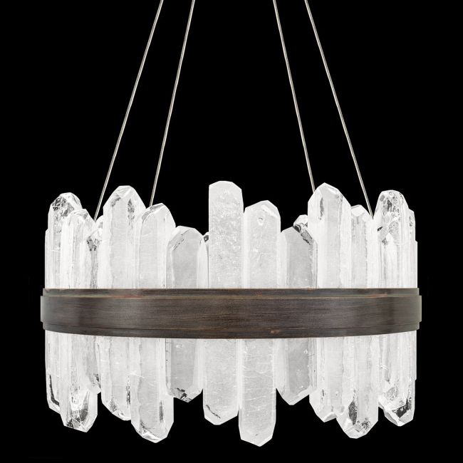 Lior Short Symmetrical Crystals Pendant by Fine Art Handcrafted Lighting