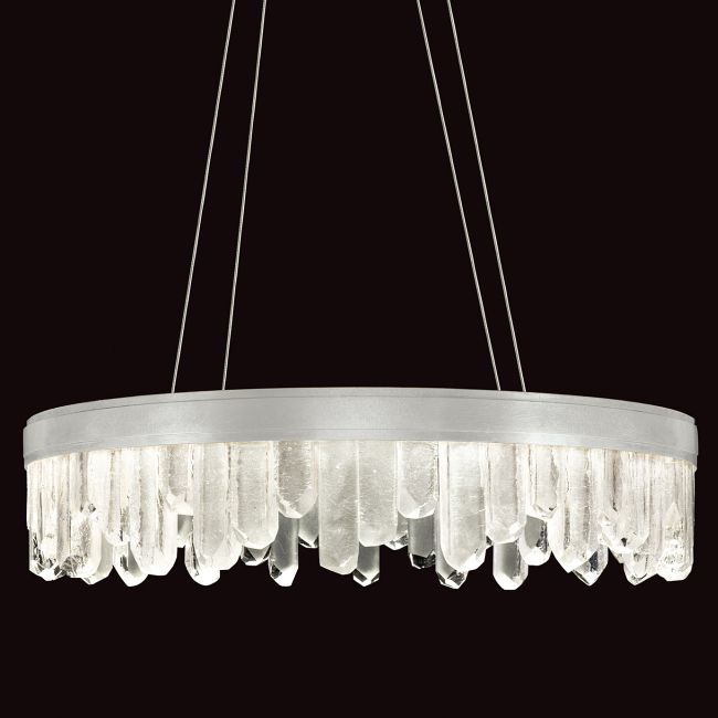 Lior Short Crystals Reversible Pendant by Fine Art Handcrafted Lighting