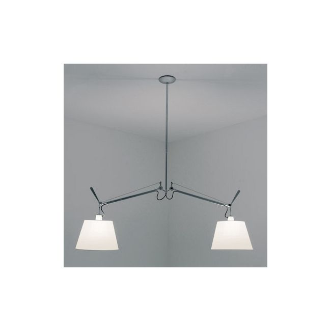 Tolomeo 10 inch Double Shade Suspension by Artemide