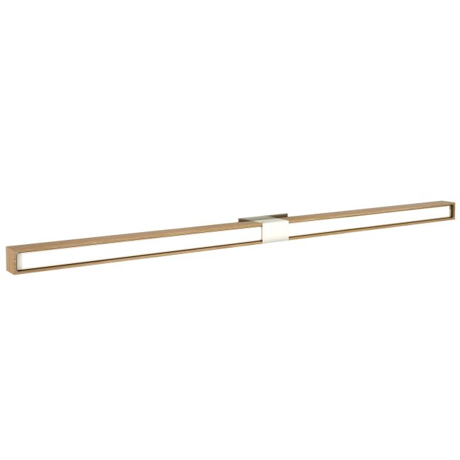 Tie Stix Wood Fixed Warm Dim Wall Light by PureEdge Lighting