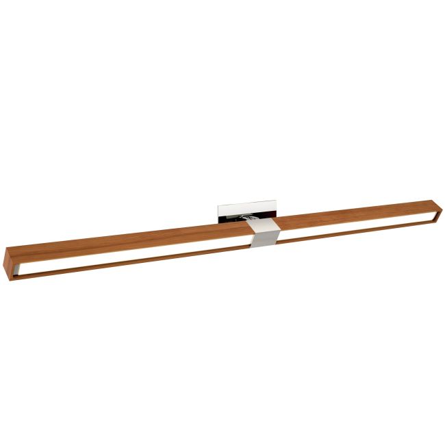 Tie Stix Wood Horizontal Adjustable Warm Dim Wall Light by PureEdge Lighting