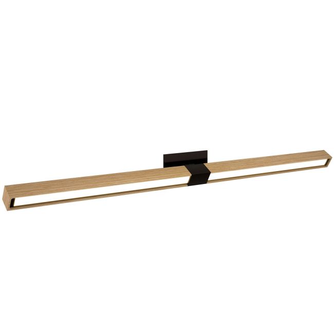 Tie Stix Wood Linear Adjustable Warm Dim Wall Light by PureEdge Lighting