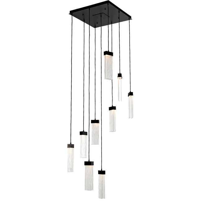 Parallel Square Multi Light Pendant by Hammerton Studio