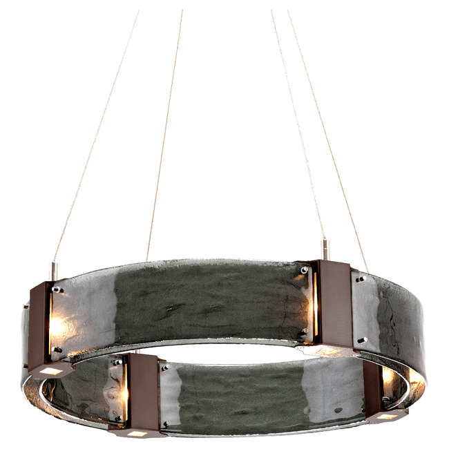 Parallel Ring Chandelier by Hammerton Studio