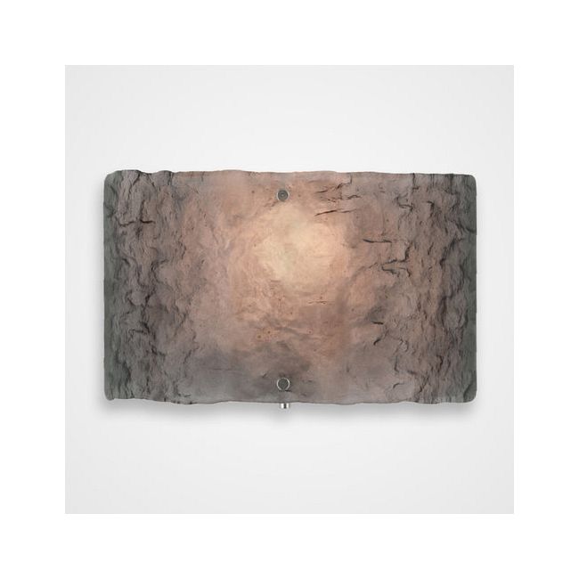 Textured Glass Round Wall Sconce by Hammerton Studio