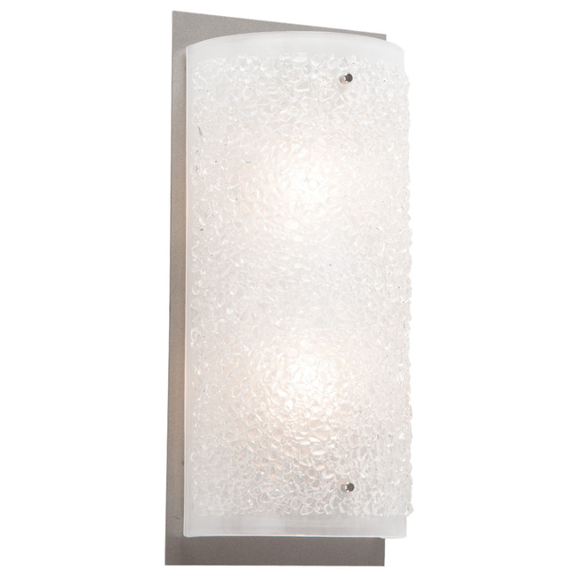 Textured Glass Covered Wall Sconce by Hammerton Studio