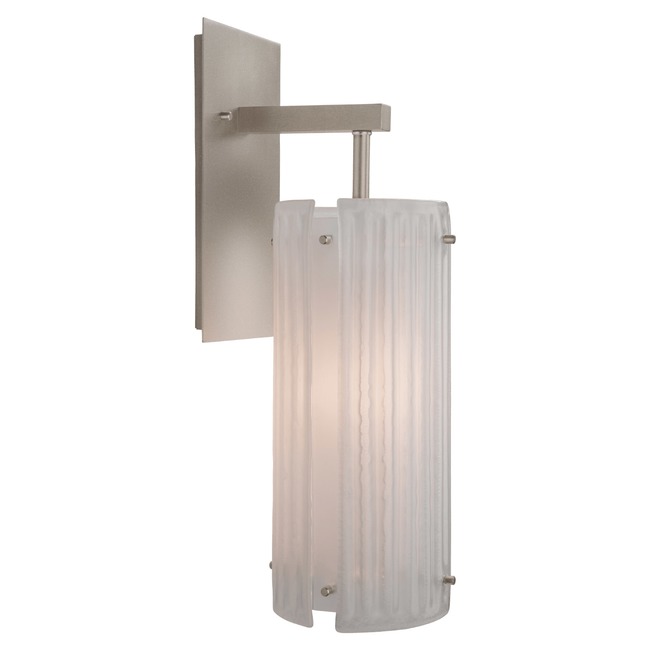 Textured Glass Post Wall Sconce by Hammerton Studio
