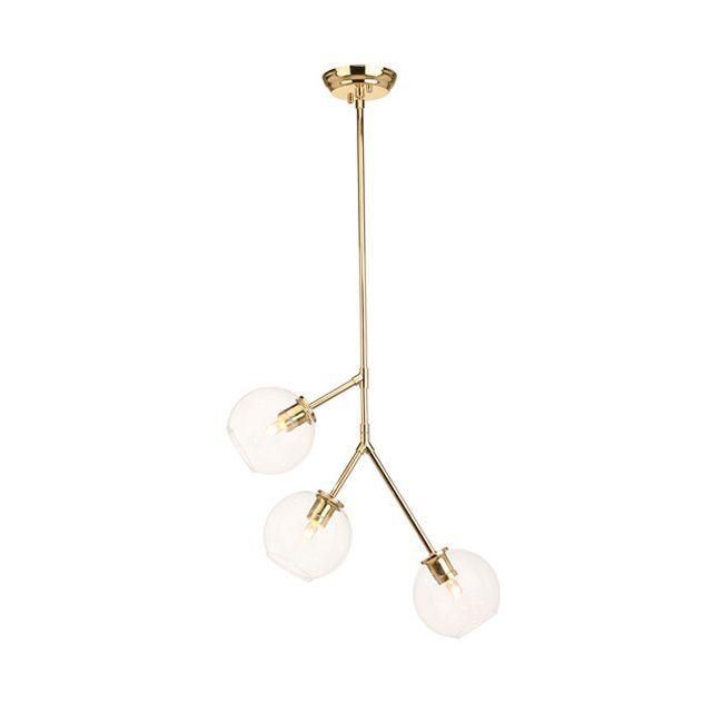 Atom 3 Light Pendant By Nuevo Living Hgra506 Image Atom 3 Light Pendant By Nuevo Living