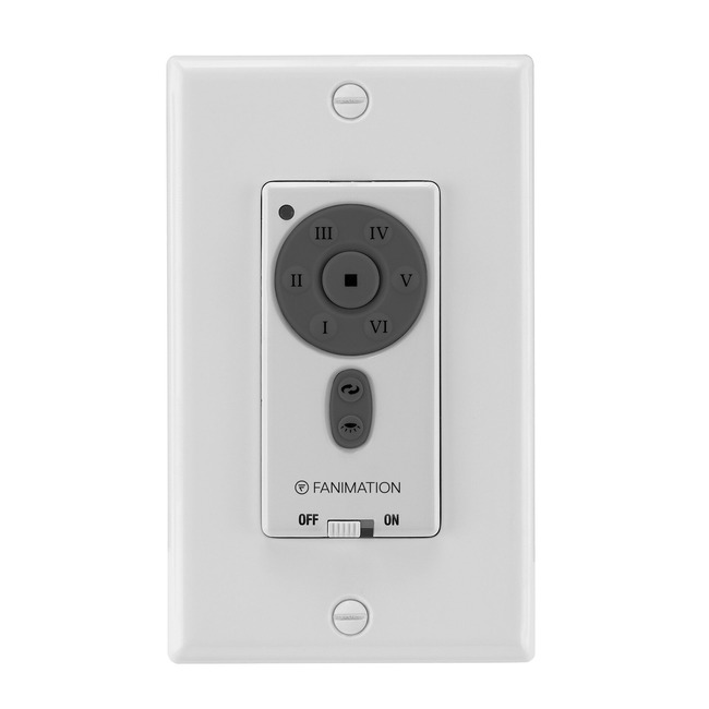 Wall w/Reverse and Downlight Control w/Master Switch by Fanimation