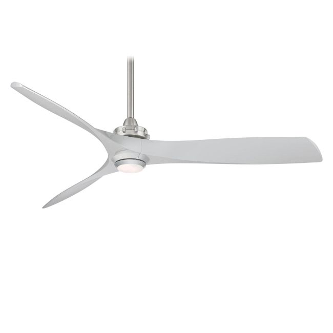 Aviation Ceiling Fan with Light by Minka Aire | F853L-BN/SL | MKA536127