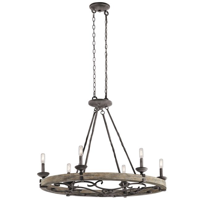 Taulbee Oval Chandelier by Kichler