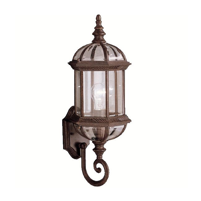 Barrie Outdoor Bottom Mount Scroll Wall Light by Kichler
