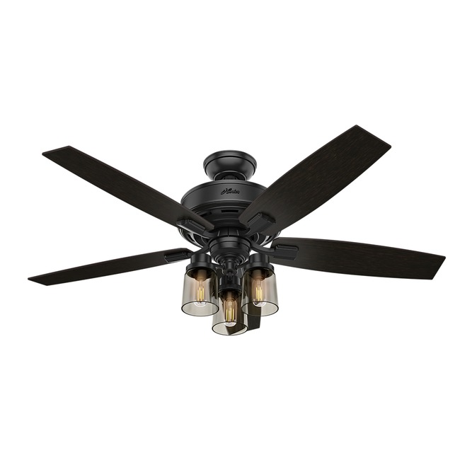 Bennett Ceiling Fan with 3 Lights by Hunter Fan
