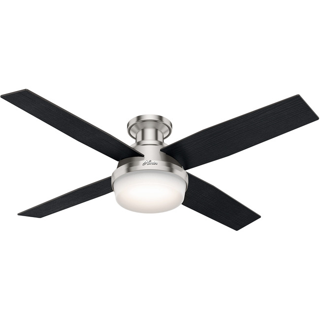 Dempsey Low Profile Ceiling Fan with Light by Hunter Fan