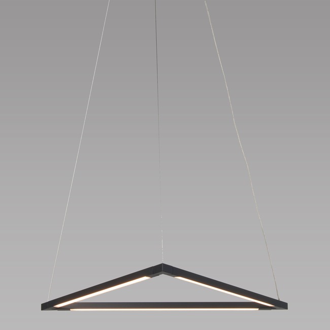 Z-Bar Triangle Pendant by Koncept Lighting