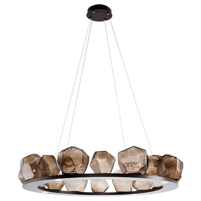 Gem Ring Single Tier Chandelier by Hammerton Studio