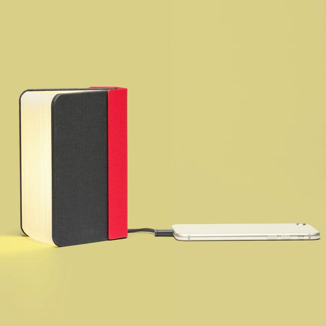 Mini+ Book Light and Phone Charger by Lumio