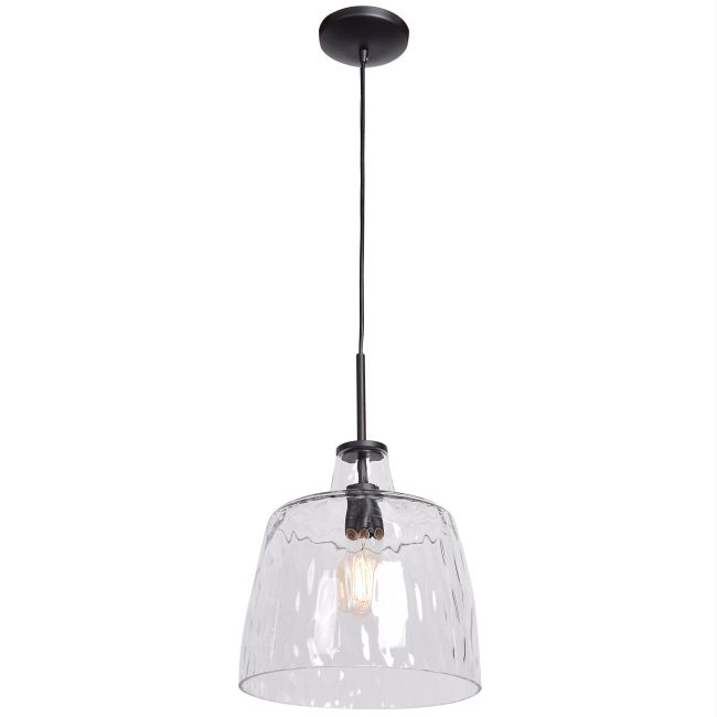 Simplicite Wavy Glass Wide Pendant by Access