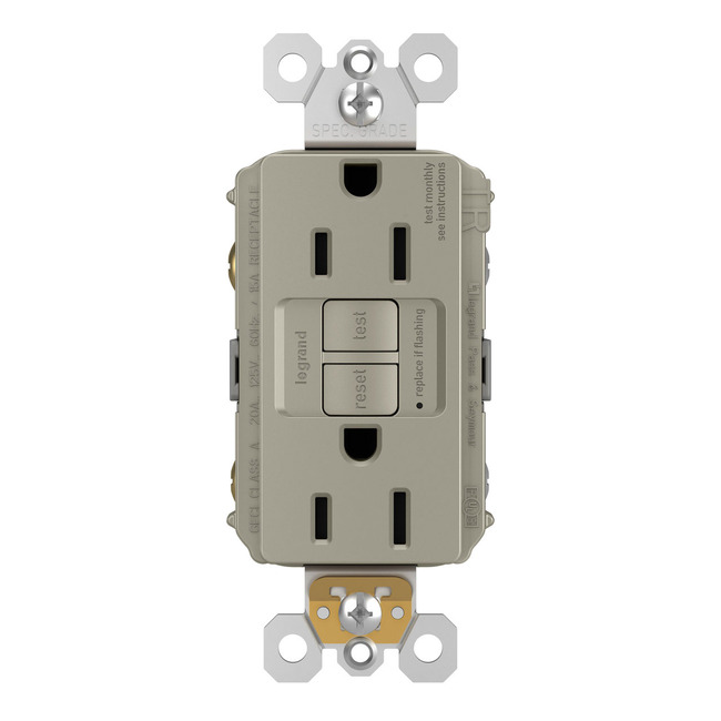 Tamper Resistant GFCI Outlet by Legrand Radiant