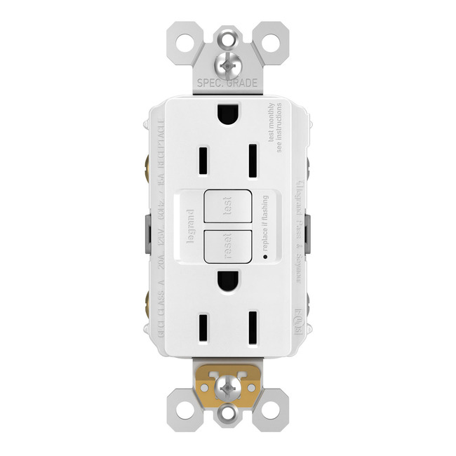 Tamper Resistant GFCI Outlet by Legrand Radiant