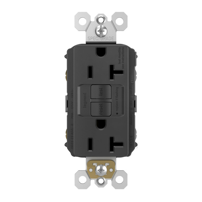 Tamper Resistant GFCI Outlet by Legrand Radiant