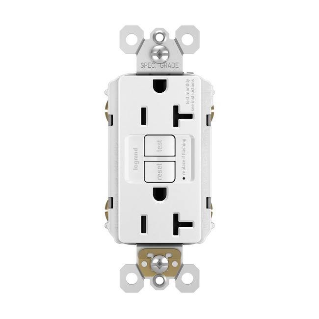 Tamper Resistant GFCI Outlet by Legrand Radiant