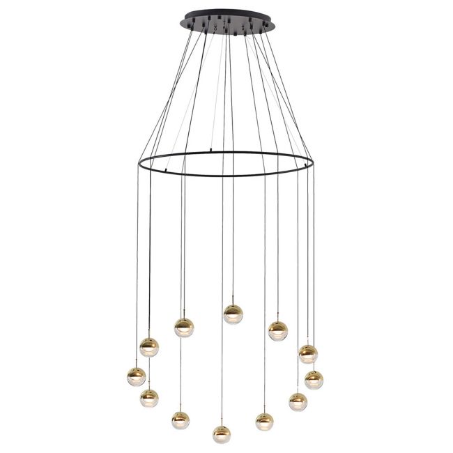 Dora Multi Light Pendant With Ring by Seed Design