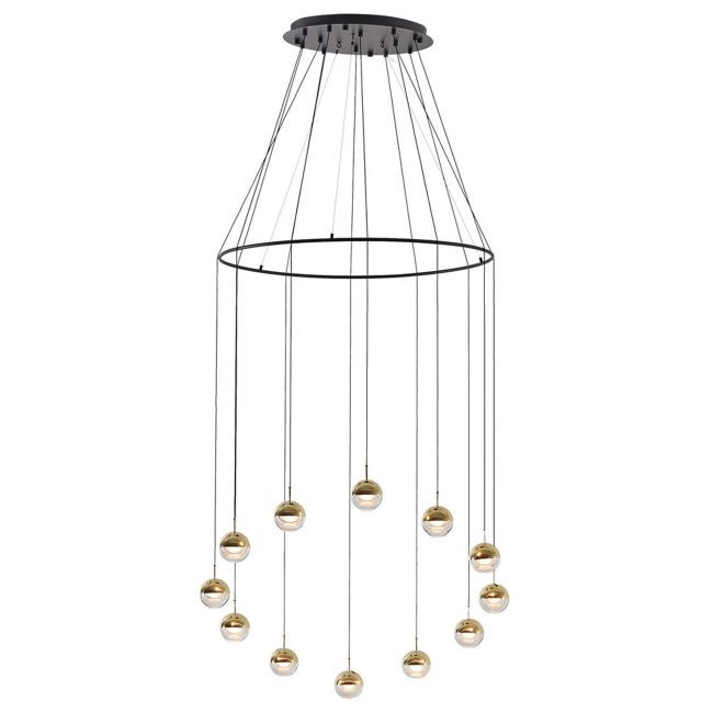 Dora Multi Light Pendant With Ring by Seed Design