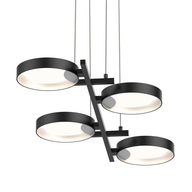 Light Guide 4 Ring Pendant by SONNEMAN - A Way of Light