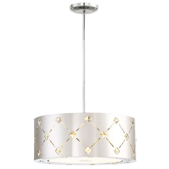 Crowned Convertible Pendant / Semi Flush by George Kovacs