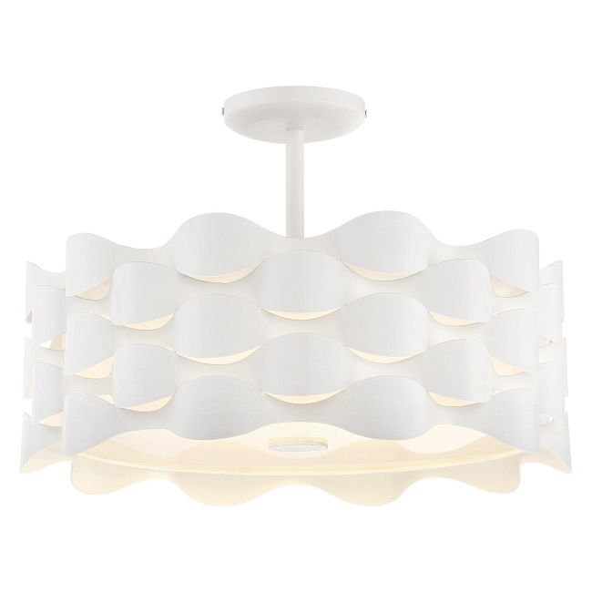 Coastal Current Semi Flush Ceiling Light  by George Kovacs