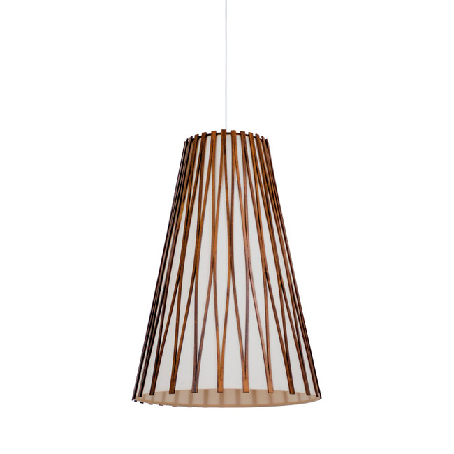Living Hinges Cone Pendant by Accord Iluminacao