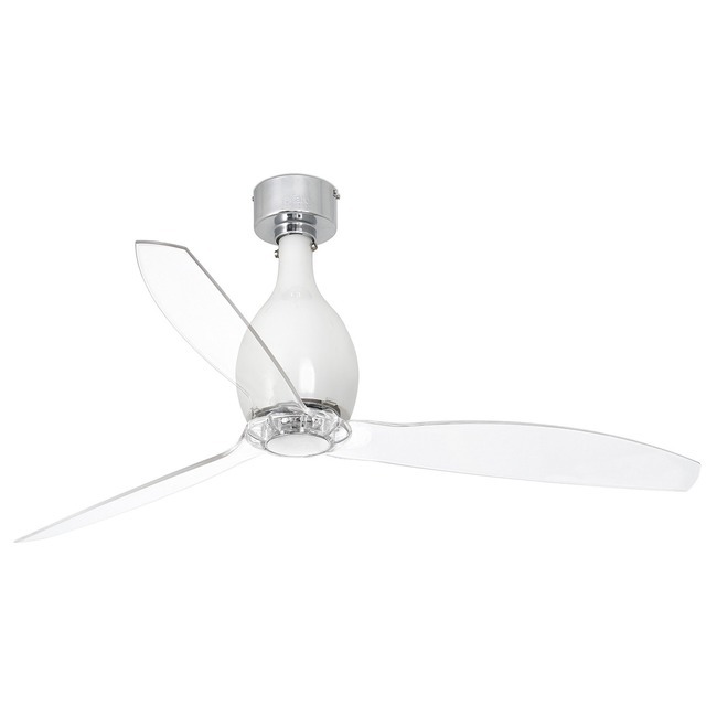 Mini Eterfan Ceiling Fan w/ Transparent Blades - Floor Model by Raise Lighting