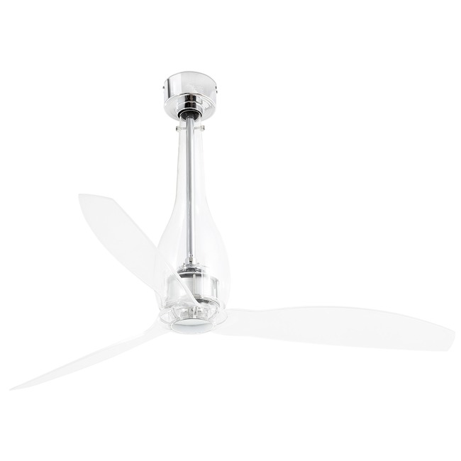 Eterfan Ceiling Fan w/ Transparent Blades by Raise Lighting