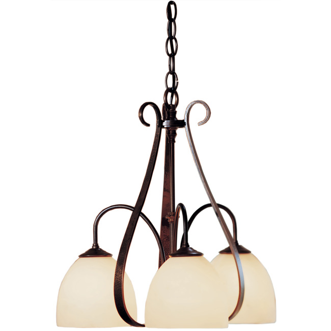 Sweeping Taper Trio Chandelier by Hubbardton Forge