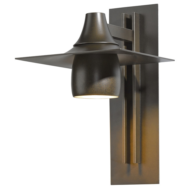 Hood Large Dark Sky Outdoor Wall Sconce by Hubbardton Forge