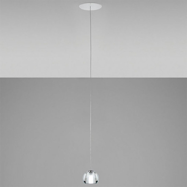 Multispot Beluga Mini Pendant with Flush Mount Canopy by Fabbian