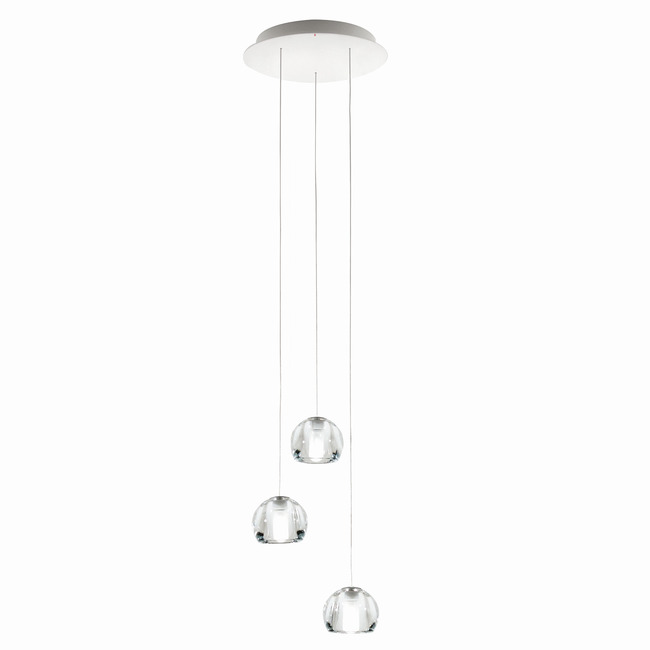 Multispot Beluga Basic Canopy Multi-Light Pendant by Fabbian