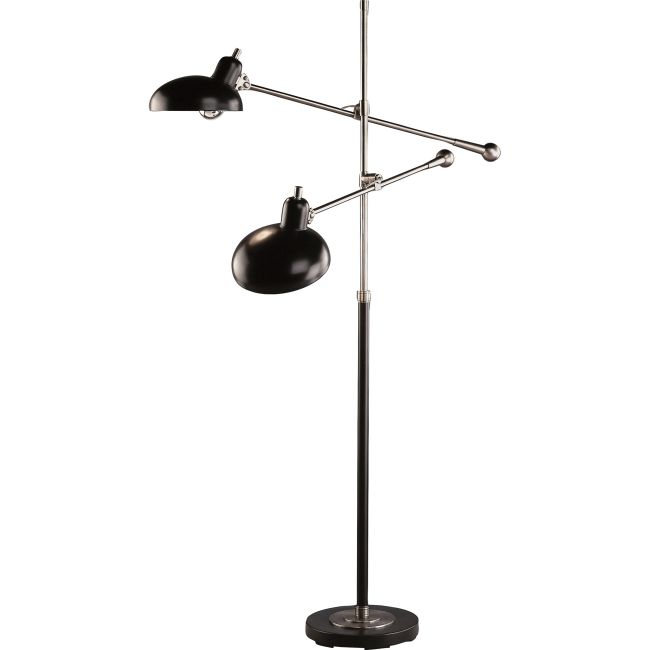 Bruno Adjustable Double Arm Pharmacy Floor Lamp by Robert Abbey RA1848 RAB56506