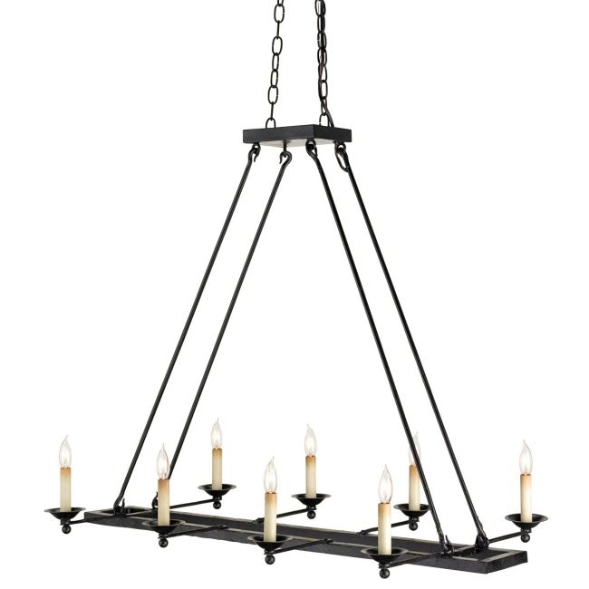 Houndslow Rectangular Chandelier by Currey and Company
