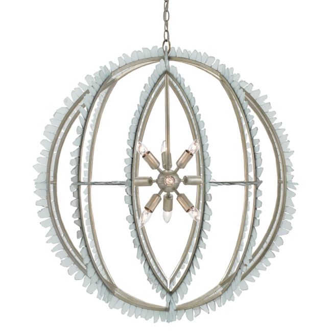 Saltwater Orb Chandelier by Currey and Company
