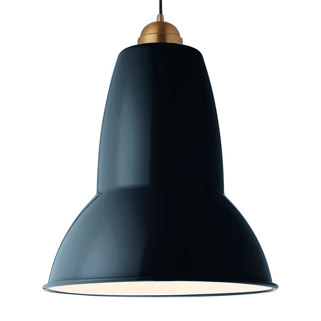 Original 1227 Giant Brass Pendant by Anglepoise