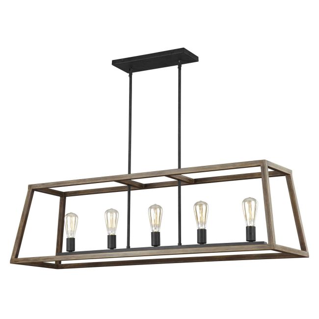 Gannet Linear Chandelier by Visual Comfort Studio